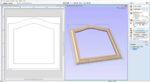 VECTRIC VCarve Moulding toolpath